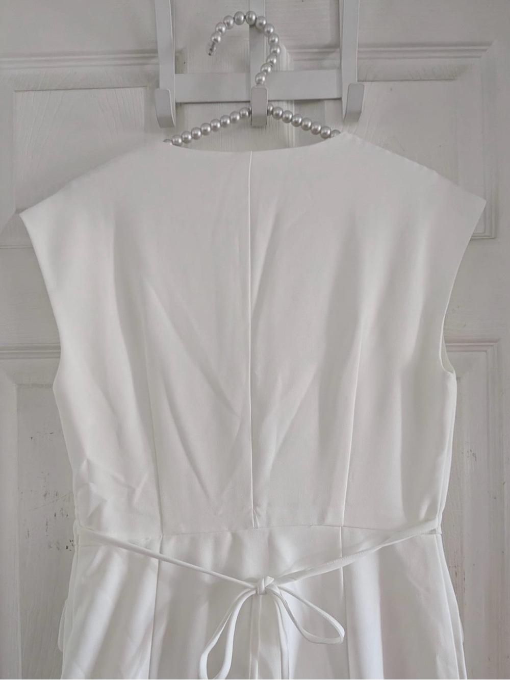 Commense V Neck Cap Sleeve Midi Dress - Picture 9 of 11